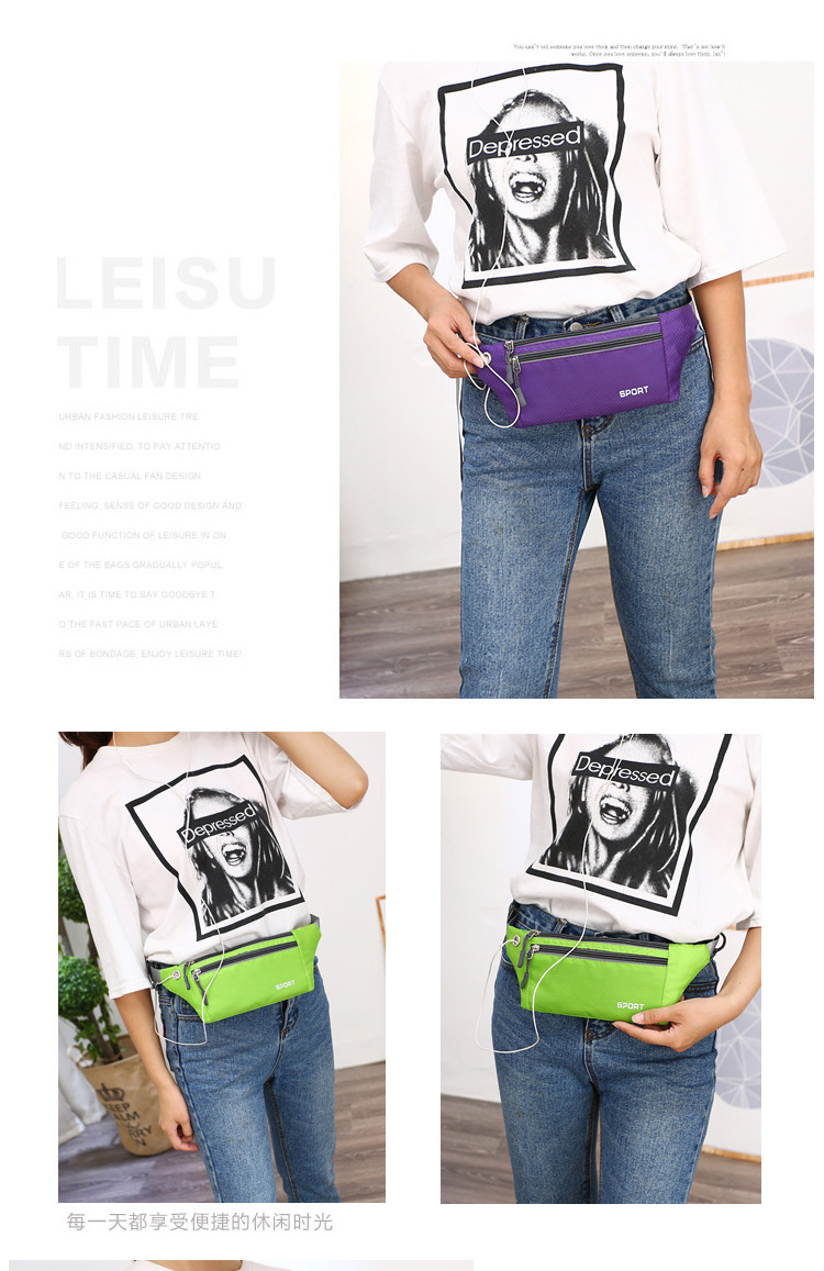Mobile Phone Bag Waist Mobile Phone Case Vertical Waist Hanging Bag Multi-Functional Summer Women's Wear-Resistant Middle-Aged and Elderly Apron Riding