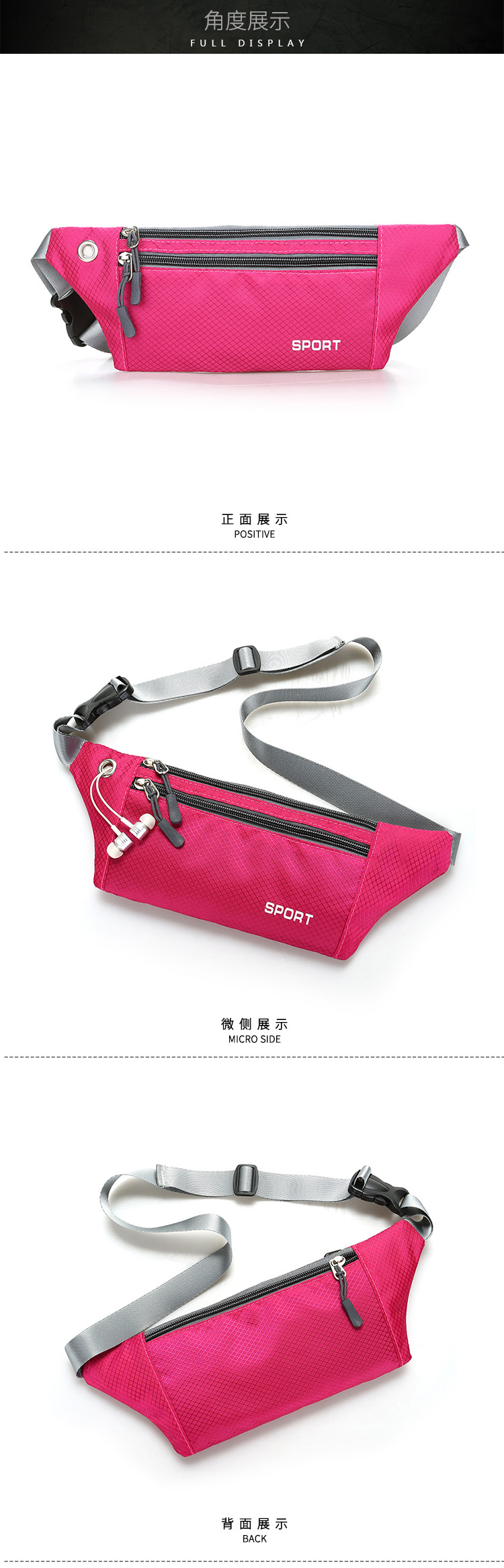 Mobile Phone Bag Waist Mobile Phone Case Vertical Waist Hanging Bag Multi-Functional Summer Women's Wear-Resistant Middle-Aged and Elderly Apron Riding