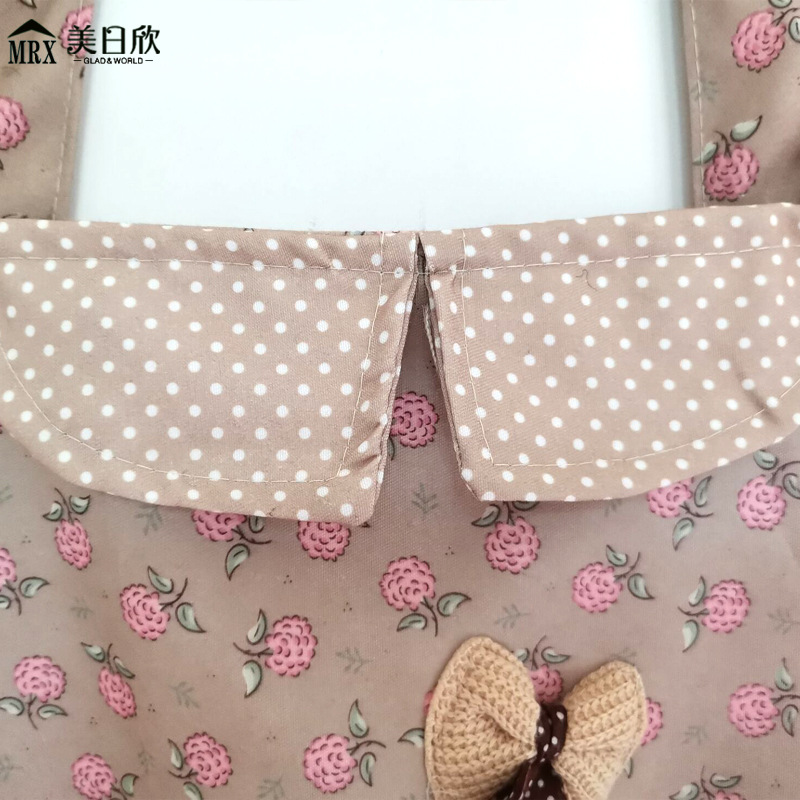 New Apron Korean Strap Apron Antifouling Apron Thickened Sleeveless Apron Female Overclothes Kitchen Antifouling Overalls