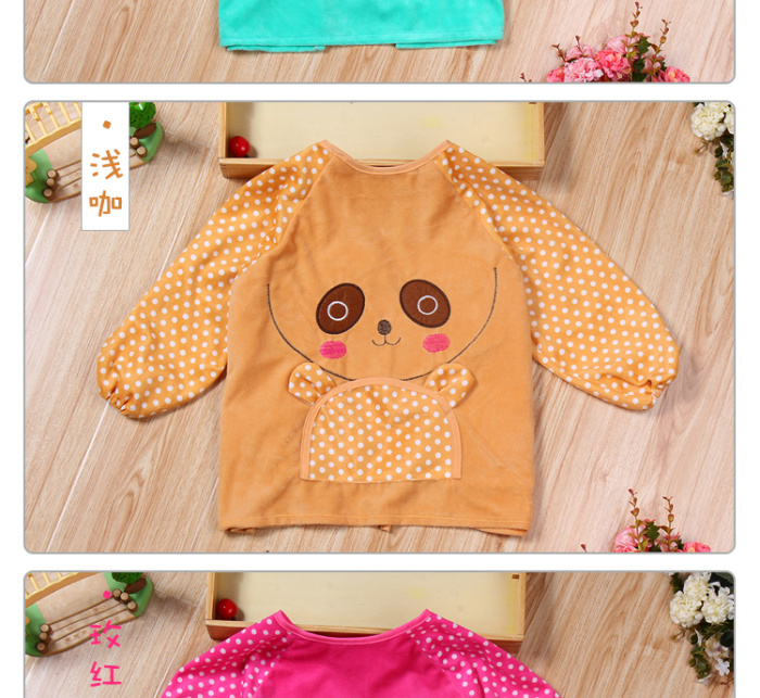 Winter bag sleeved smock DRESS APRON bib overalls anti waterproof breathable velvet gown Crystal Children Winter bag sleeved smock DRESS APRON bib overalls anti waterproof breathable velvet gown Crystal Children