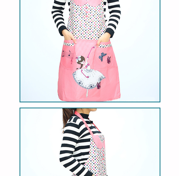 Korean version of polyester printed apron pocket lady polyester cloth household apron customized logowholesale. Korean version of polyester printed apron pocket lady polyester cloth household apron customized logowholesale.