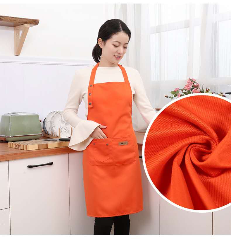 Life blue anti - pollution anti - splash apron adjustable neck and shoulders simple fashion bakery adult men and women housework