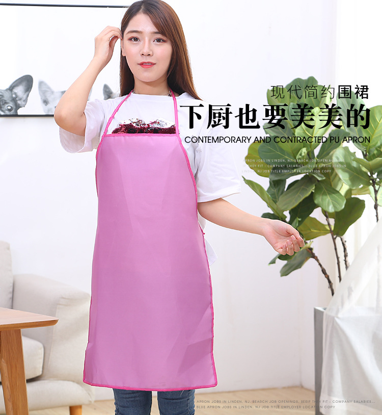 Household Apron Daily Monochrome Fashion Simple Cleaning Appliances Sleeveless texturing Daily Treating Wholesale Household Apron Daily Monochrome Fashion Simple Cleaning Appliances Sleeveless texturing Daily Treating Wholesale