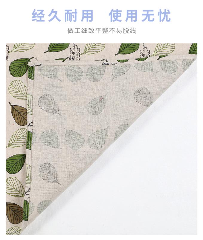 Life blue linen apron to wipe hands adjustable adult men and women at home cooking Korean version of fashion simple big pockets