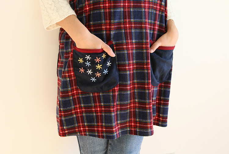 Daily Order Autumn and Winter Thick Warm Overclothes Bib with Sleeves Kitchen Baking Floral Coffee Shop Painting Long Sleeve Apron Daily Order Autumn and Winter Thick Warm Overclothes Bib with Sleeves Kitchen Baking Floral Coffee Shop Painting Long Sleeve Apron
