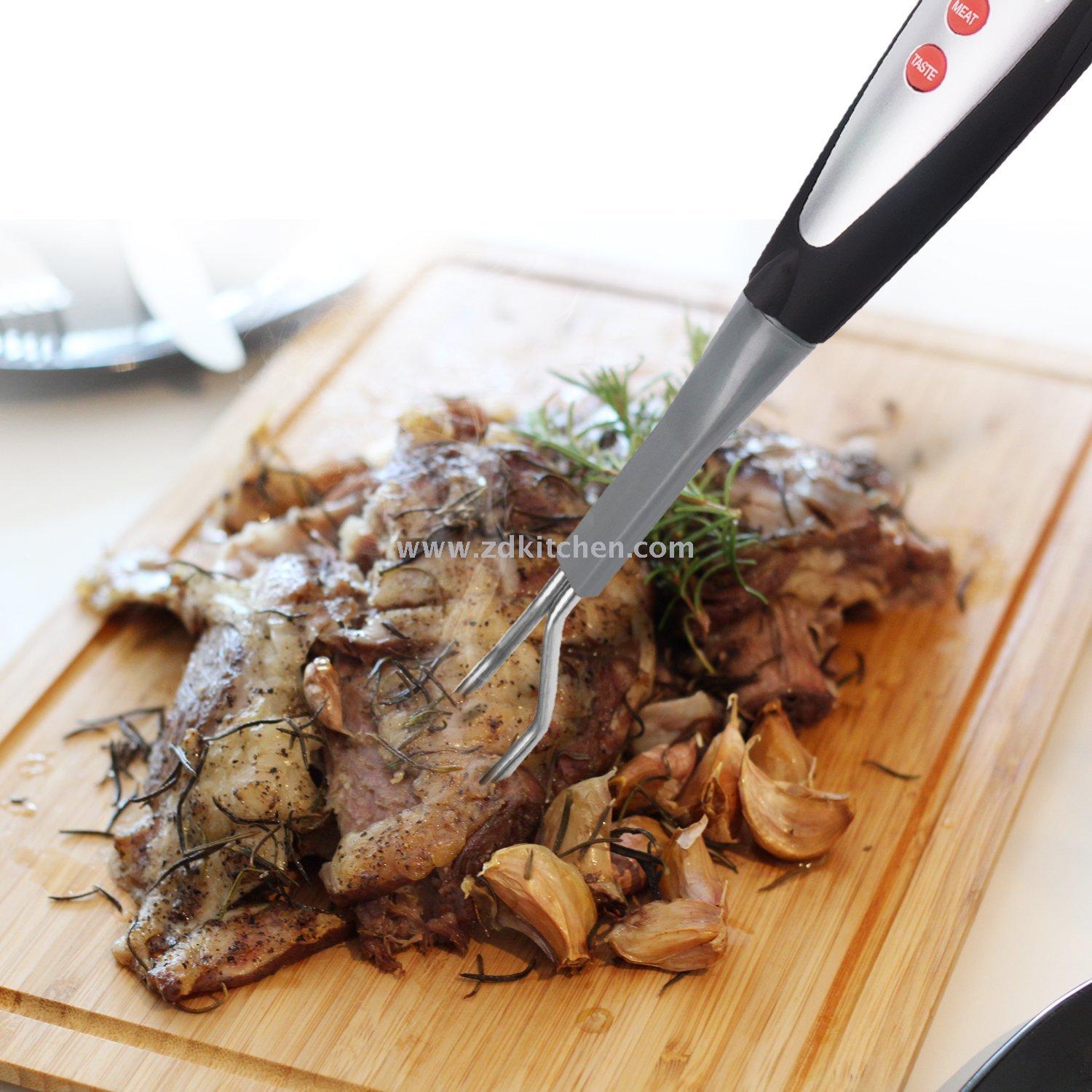 Digital BBQ thermometer fork , LED BBQ MEAT THERMOMETER 