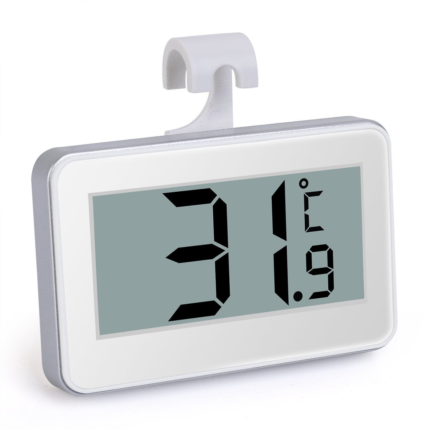 Electronic refrigerator thermometer  Digital Refrigerator Freezer thermometer . Fridge Thermometer with Big Digits