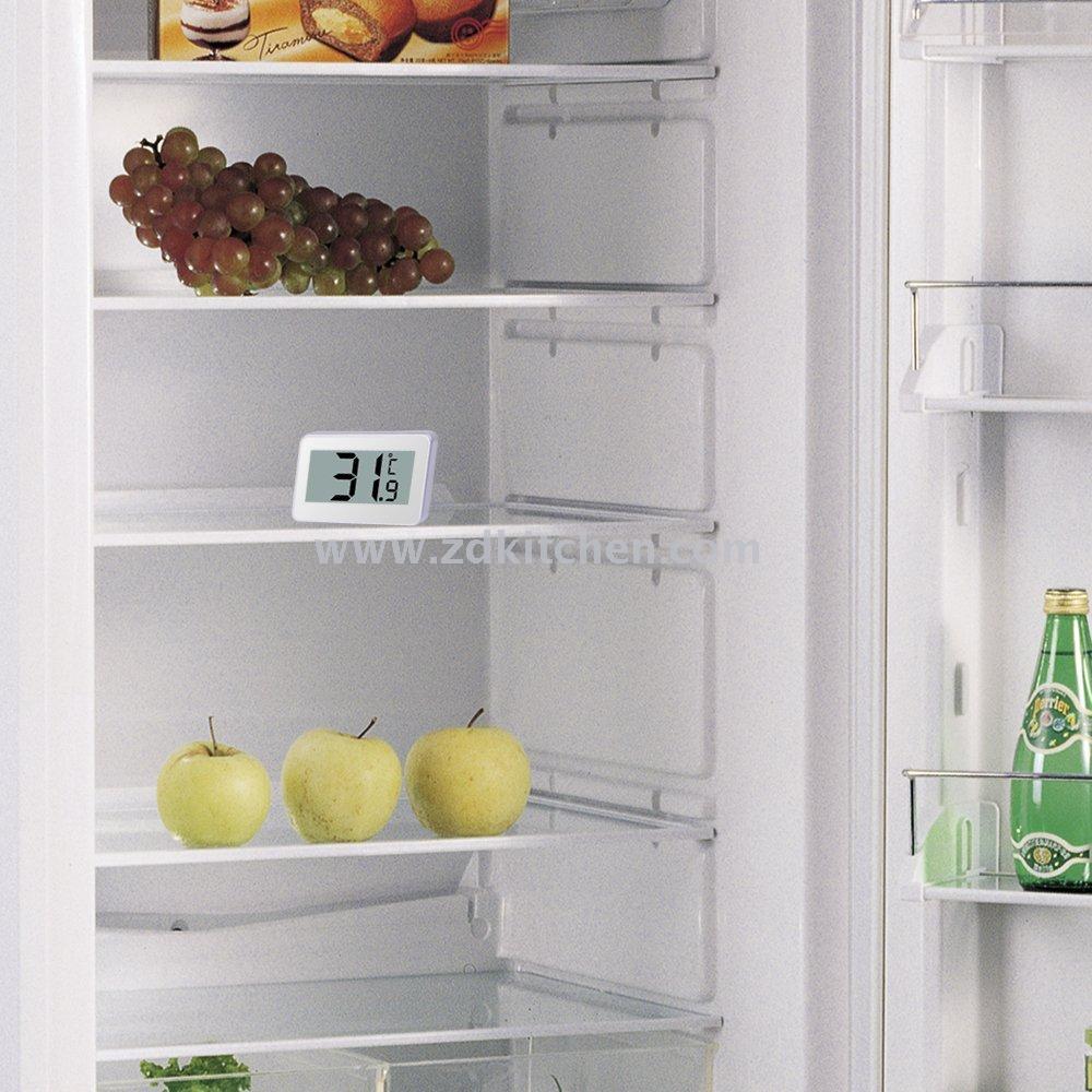 Electronic refrigerator thermometer  Digital Refrigerator Freezer thermometer . Fridge Thermometer with Big Digits