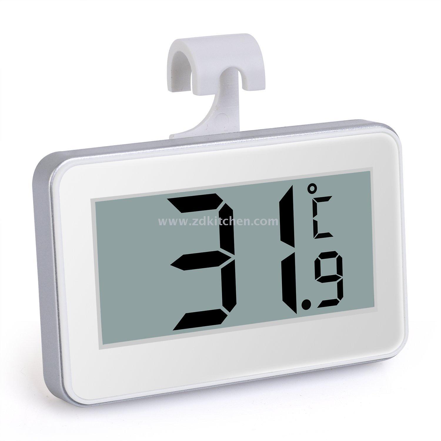 Electronic refrigerator thermometer  Digital Refrigerator Freezer thermometer . Fridge Thermometer with Big Digits
