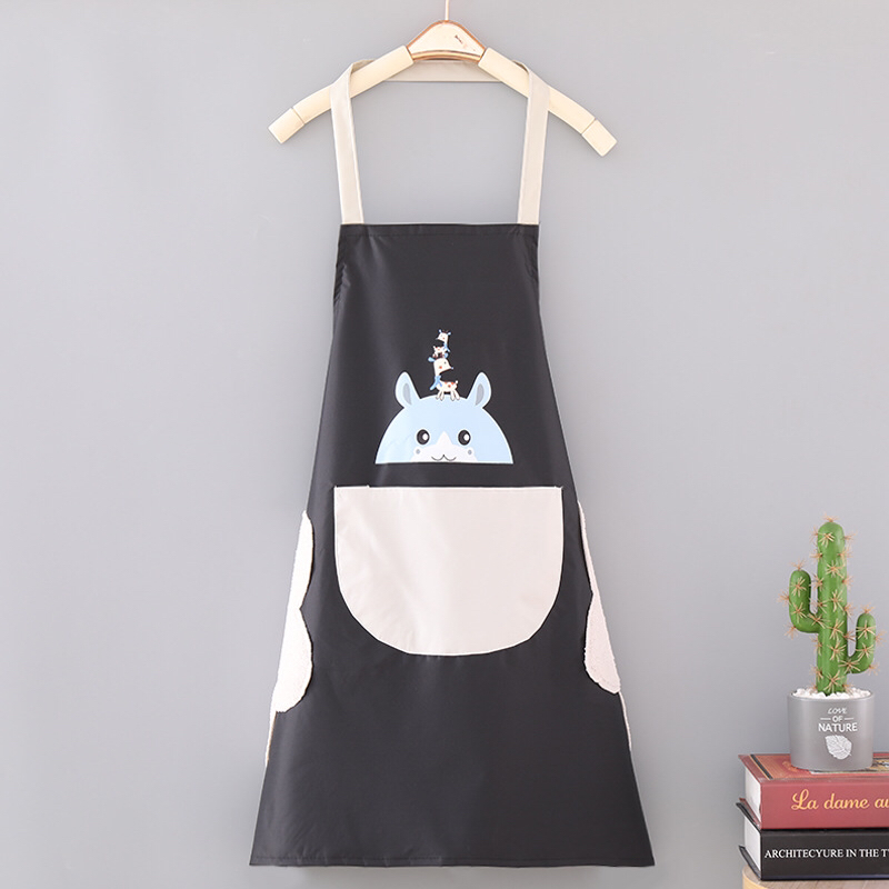 Hand-Wiping Apron Manufacturer Korean Home Adult Kitchen Sleeveless Waterproof Oil-Resistant Apron Customized Advertising Waterproof Apron Hand-Wiping Apron Manufacturer Korean Home Adult Kitchen Sleeveless Waterproof Oil-Resistant Apron Customized Advertising Waterproof Apron