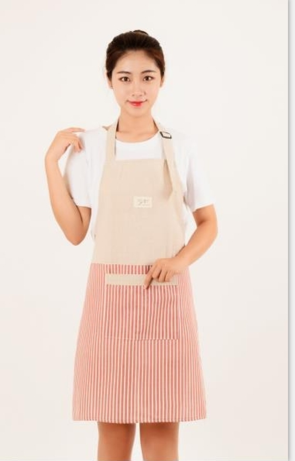Korean Version Thickened Apron Kitchen Antifouling Waterproof and Oilproof Apron. Korean Version Thickened Apron Kitchen Antifouling Waterproof and Oilproof Apron.