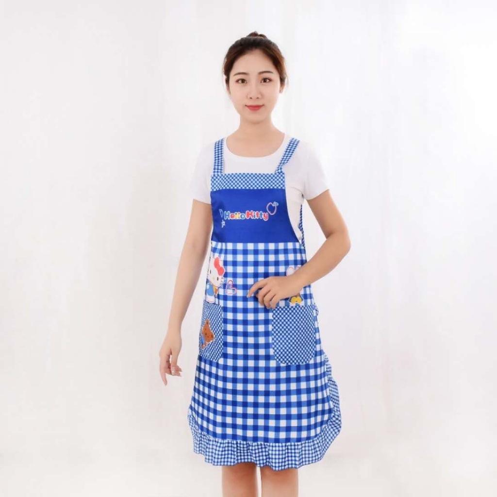 Korean Version Thickened Apron Kitchen Antifouling Waterproof and Oilproof Apron. Korean Version Thickened Apron Kitchen Antifouling Waterproof and Oilproof Apron.