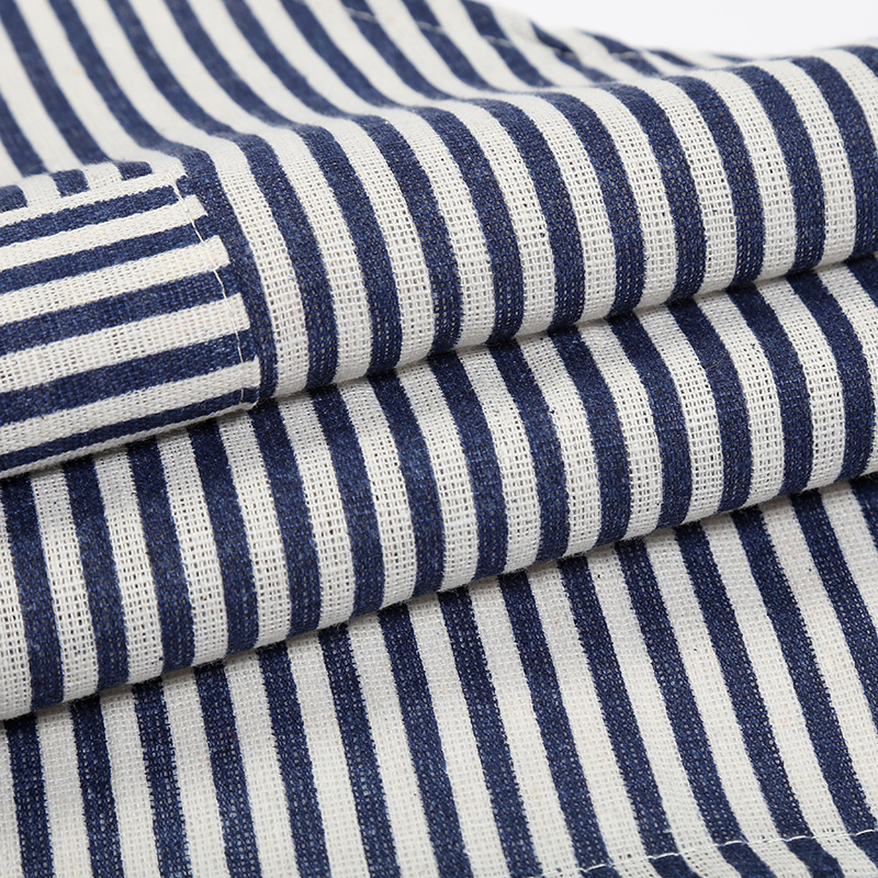 Fanqu Direct Sales Striped Cotton and Linen Apron Kitchen Waterproof Antifouling Sleeveless Apron Department Store Overclothes Fanqu Direct Sales Striped Cotton and Linen Apron Kitchen Waterproof Antifouling Sleeveless Apron Department Store Overclothes