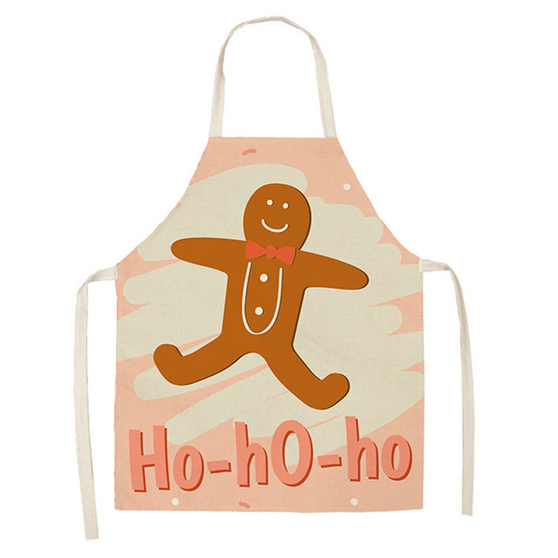 2021 New Christmas Series Linen Apron Home Cleaning Sleeveless Coverall Santa Claus Apron 2021 New Christmas Series Linen Apron Home Cleaning Sleeveless Coverall Santa Claus Apron