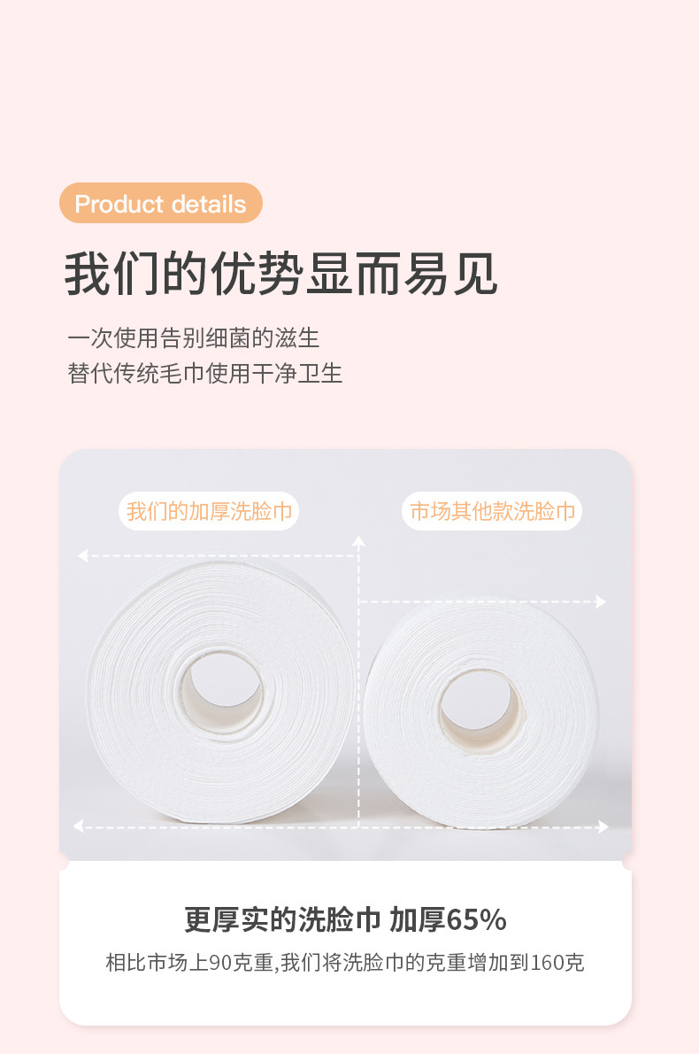 Disposable Face Cloth Pure Cotton Facial Cleaning Towel Soft Towel Wet and Dry Use Make-up Removing Tissue Cotton Puff Beauty Face Washing 50 Segments Disposable Face Cloth Pure Cotton Facial Cleaning Towel Soft Towel Wet and Dry Use Make-up Removing Tissue Cotton Puff Beauty Face Washing 50 Segments