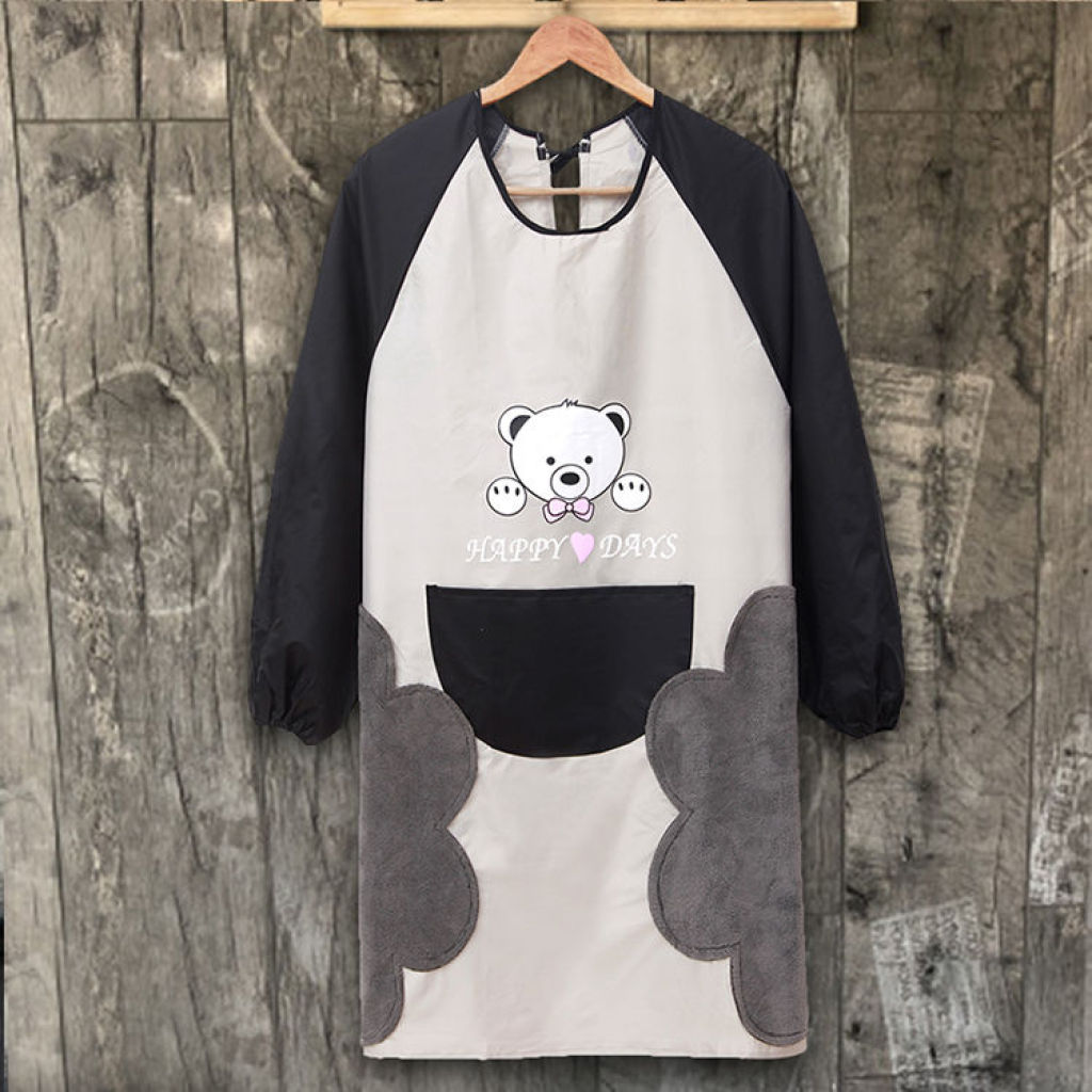 Hand Erasable Apron Household Kitchen Waterproof Oil-Proof Cooking Adult Coverall Bib Female Work Clothes Adult Smock Hand Erasable Apron Household Kitchen Waterproof Oil-Proof Cooking Adult Coverall Bib Female Work Clothes Adult Smock