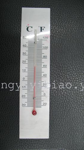 Factory direct craft accessories thermometer aluminum cardboard sticker student promotions