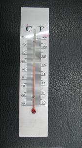 Factory direct craft accessories thermometer aluminum cardboard sticker student promotions