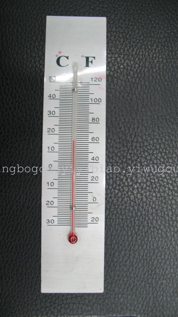 Factory direct craft accessories thermometer aluminum cardboard sticker student promotions