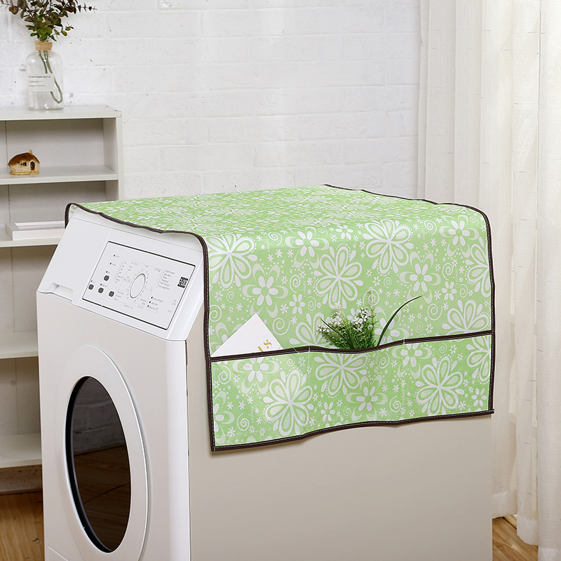 Non-Woven Printing Washing Machine Dust Cover Fabric Washing Machine Cover Cloth Cloth Cover Towel Universal Cover Towel Washing Machine