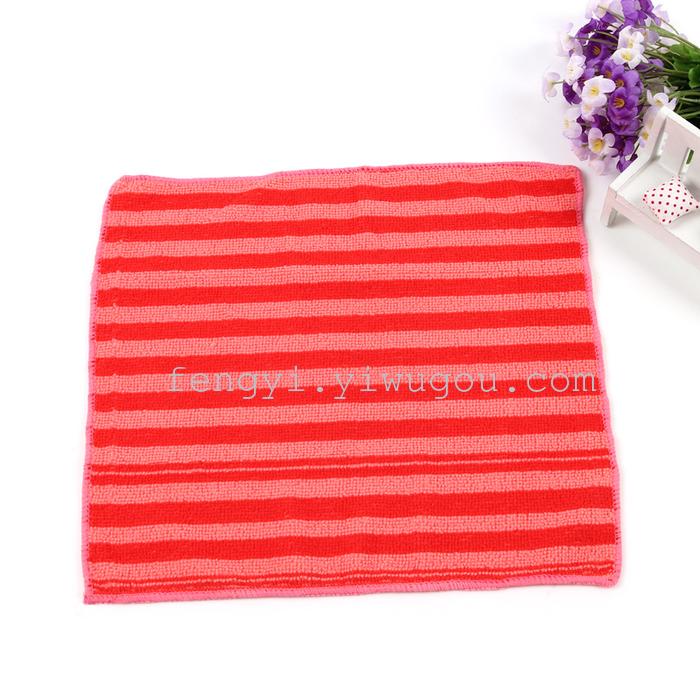 Microfiber Color Stripes Rag Car Washing Cloth Kitchen Cleaning Rag Microfiber Color Stripes Rag Car Washing Cloth Kitchen Cleaning Rag