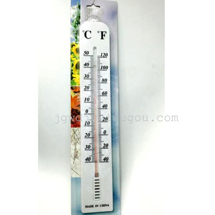 White plastic large indoor and outdoor thermometer glass thermometer built in domestic greenhouse thermometer White plastic large indoor and outdoor thermometer glass thermometer built in domestic greenhouse thermometer