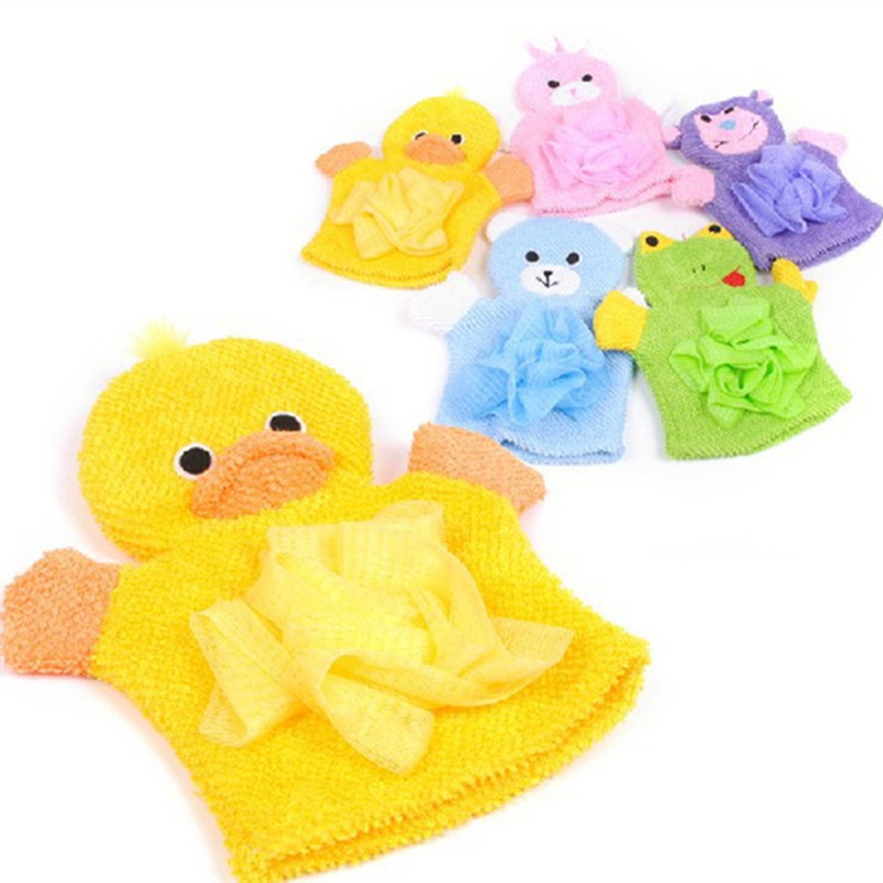 Manufacturer Children&#039;s Bath Towel Dual-Use Cartoon Sponge Baby Bath Ball Bath Washing cloth