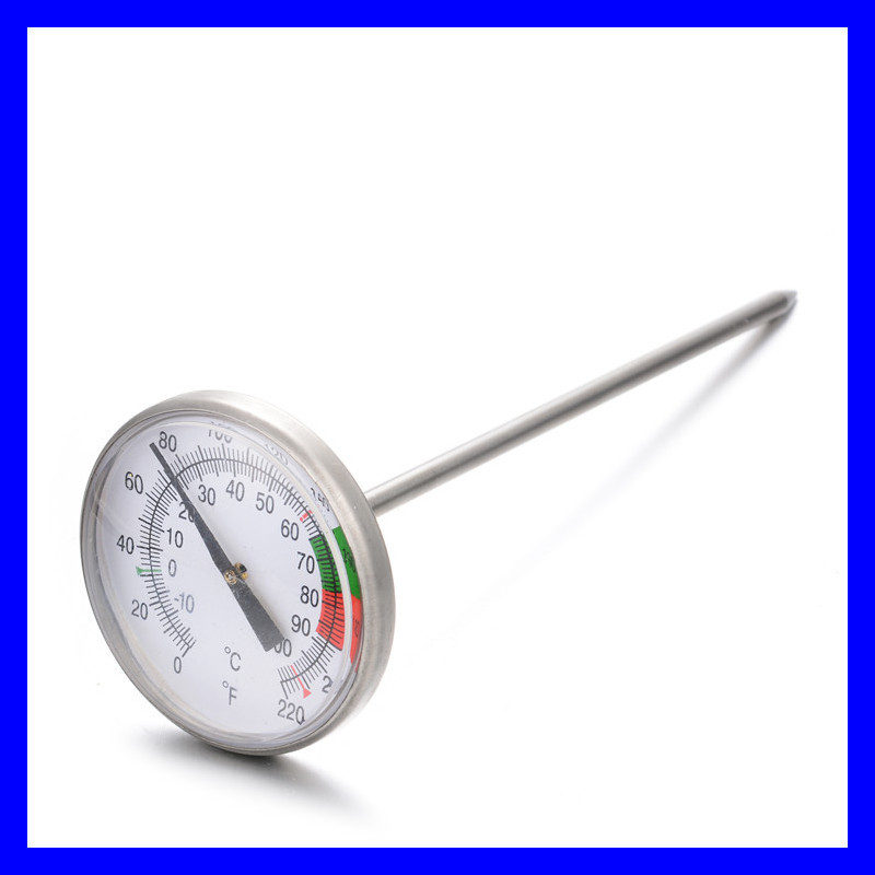 Dial thermometer soil thermometer coffee thermometer.