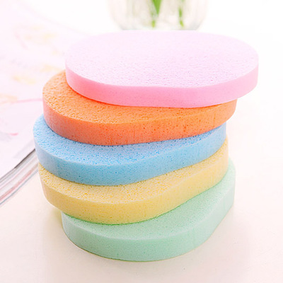 Facial Cleaning Puff Face Washing Sponge Flutter Makeup Puff Cleaning Facial Washing Cotton Makeup Remover Face Cloth