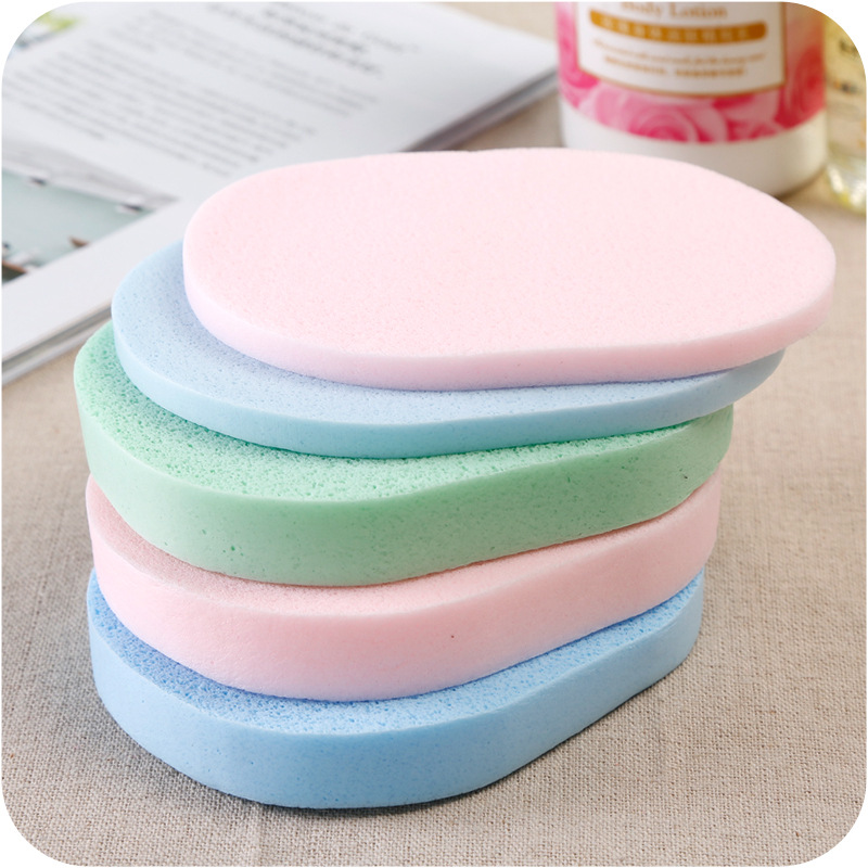 Facial Cleaning Puff Face Washing Sponge Flutter Makeup Puff Cleaning Facial Washing Cotton Makeup Remover Face Cloth