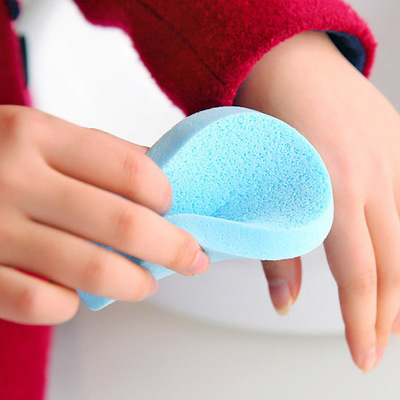 Facial Cleaning Puff Face Washing Sponge Flutter Makeup Puff Cleaning Facial Washing Cotton Makeup Remover Face Cloth