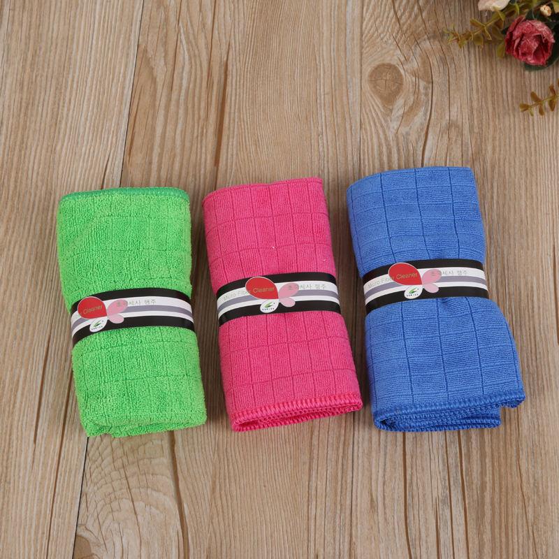 Manufacturer direct home wipe linyi cloth super soft washing car wash dish cloth