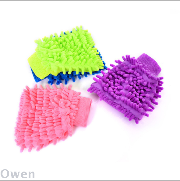 Household Daily Necessities Microfiber Single-Sided Thickened Chenille Car Wash Gloves Car Washing Tools Cleaning Cloth
