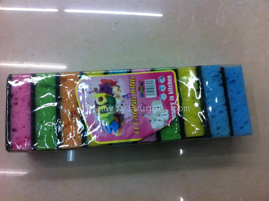 100 clean cloth washing cloth wash block 100 clean brush bowl of sponge gourd 10 pieces of emery cloth