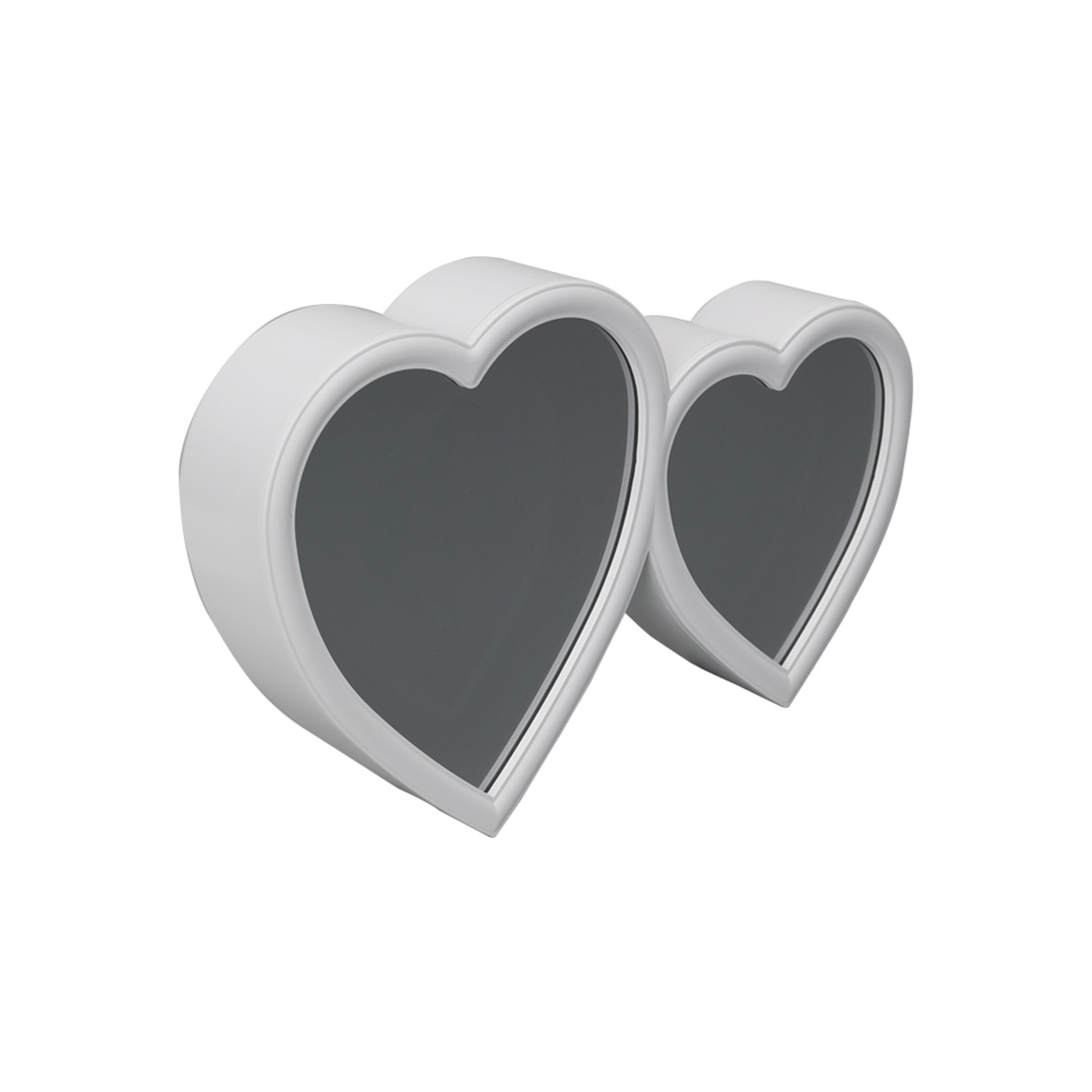 Heart-Shaped Magic Mirror Photo Frame Valentine&#039;s Day Gift Wedding Photo Studio and Photo Frame Multifunctional Simple Plastic Photo Frame