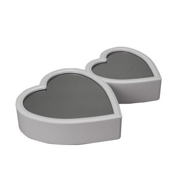 Heart-Shaped Magic Mirror Photo Frame Valentine's Day Gift Wedding Photo Studio and Photo Frame Multifunctional Simple Plastic Photo Frame