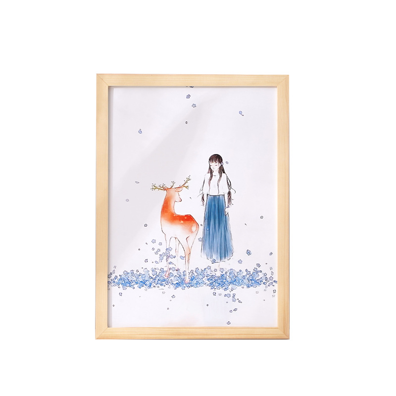 Pine Picture Frame Creative Picture Frame Table Album Photo Studio Photo Wall 36-Inch Solid Wood Photo Frame