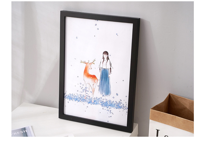 Pine Picture Frame Creative Picture Frame Table Album Photo Studio Photo Wall 36-Inch Solid Wood Photo Frame