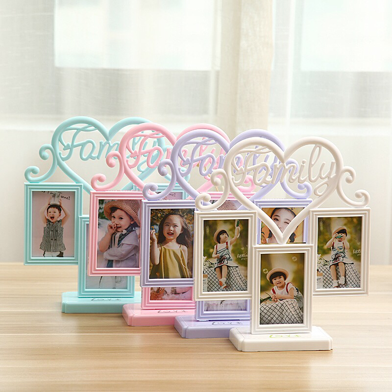 Haotao Photo Frame HT-LM7573 Peach Heart 3 Holes (4 Colors) Haotao Photo Frame HT-LM7573 Peach Heart 3 Holes (4 Colors)