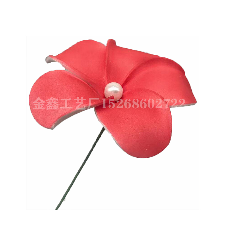 8cm Foam Hawaii Aritificial Flowers For Wedding Party Decoration Plumeria Flowers DIY Scrapbook Fake Flower Home Decor