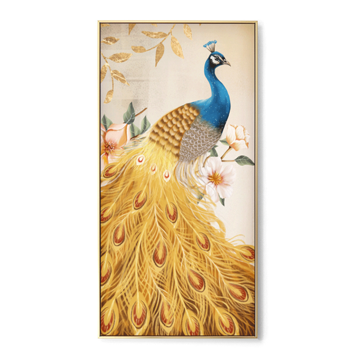 Factory directly export 4 Panel Auspicious meanings Elephant Canvas Painting design for home decor wall art