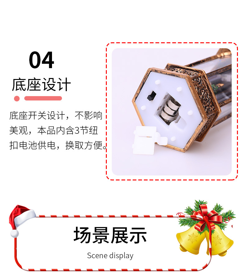 Christmas Interior Storm Lantern Vintage Home Decor Antique Small Hexagonal Glass Cover Storm Lantern Creative Candlestick Decoration Christmas Interior Storm Lantern Vintage Home Decor Antique Small Hexagonal Glass Cover Storm Lantern Creative Candlestick Decoration