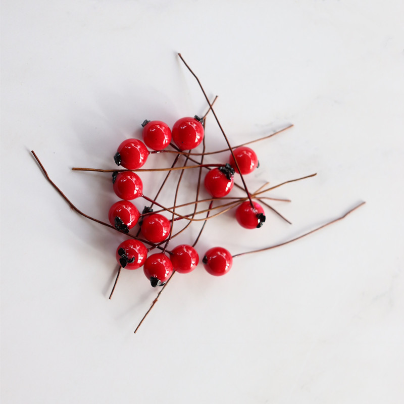 Artificial Flower Cherry Berry Eternal Flower Dried Flower Plant DIY Wedding Supplies home decor  Fake Flower