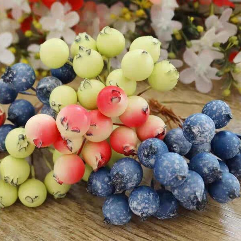 Artificial Flower Cherry Berry Eternal Flower Dried Flower Plant DIY Wedding Supplies home decor  Fake Flower