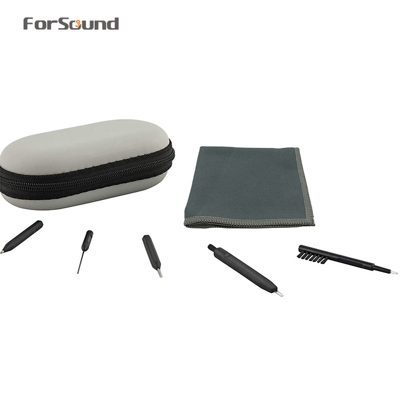One-Stop Digital Hearing Aid Accessories Cleaning Care Suit Dry Clean Cloth Cleaning Brush Ventilation Rod Screwdriver One-Stop Digital Hearing Aid Accessories Cleaning Care Suit Dry Clean Cloth Cleaning Brush Ventilation Rod Screwdriver
