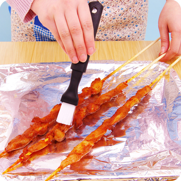 C93 baking tools barbecue brush oil brush long handle high temperature resistant silicone cooking brush easy to clean 2