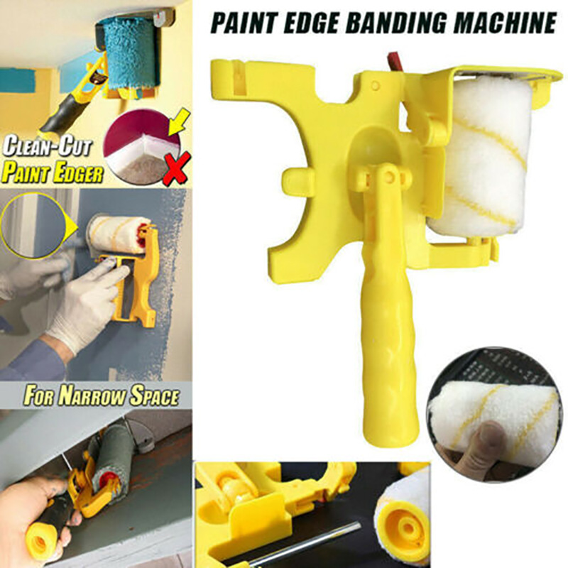 Clean-Cut Paint Edger Roller Trimming Paint Roller Latex Paint Internal Corner Wall Paint Brush