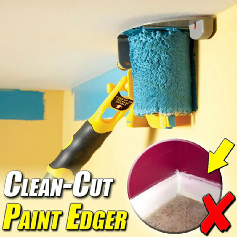 Clean-Cut Paint Edger Roller Trimming Paint Roller Latex Paint Internal Corner Wall Paint Brush Clean-Cut Paint Edger Roller Trimming Paint Roller Latex Paint Internal Corner Wall Paint Brush