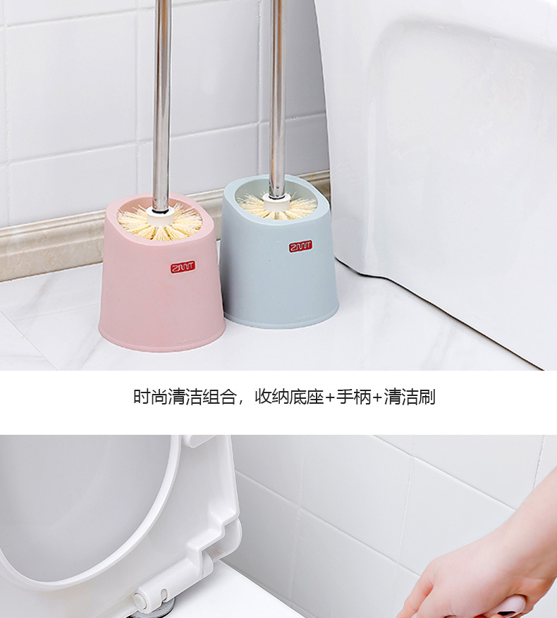 Go to dead end toilet clean toilet the scrub toilet long handle wall hanging stainless steel soft bristle brush set with base Go to dead end toilet clean toilet the scrub toilet long handle wall hanging stainless steel soft bristle brush set with base