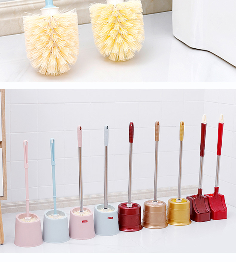 Go to dead end toilet clean toilet the scrub toilet long handle wall hanging stainless steel soft bristle brush set with base Go to dead end toilet clean toilet the scrub toilet long handle wall hanging stainless steel soft bristle brush set with base